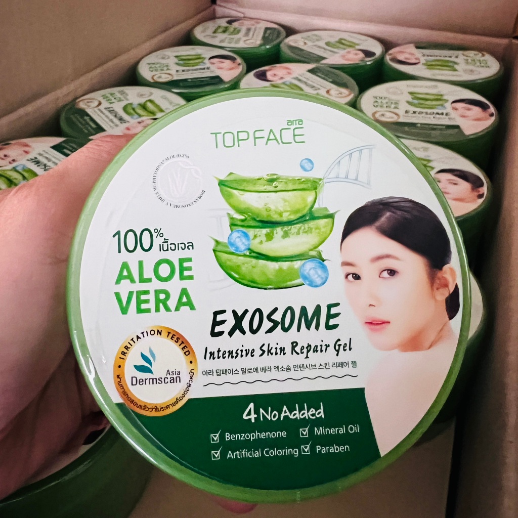 arraTOPFACE  ALOE VERA INTENSIVE SKIN REPAIR GEL ช่วยลดการอักเสบ ต่อต้านริ้วรอย และเสริมเกราะป้องกันผิวให้แข็งแรง รูปที่ 6