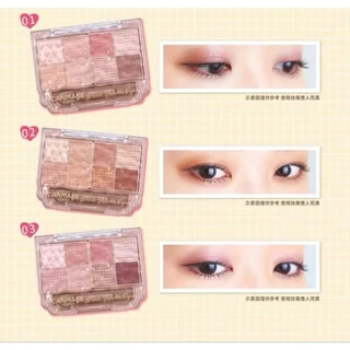 Canmake Petit Palette Eyes ซึ่งมีทั้งแบบเนื้อแมตต์และเนื้อกลิตเตอร์ (ของแท้​ พร้อมส่ง)