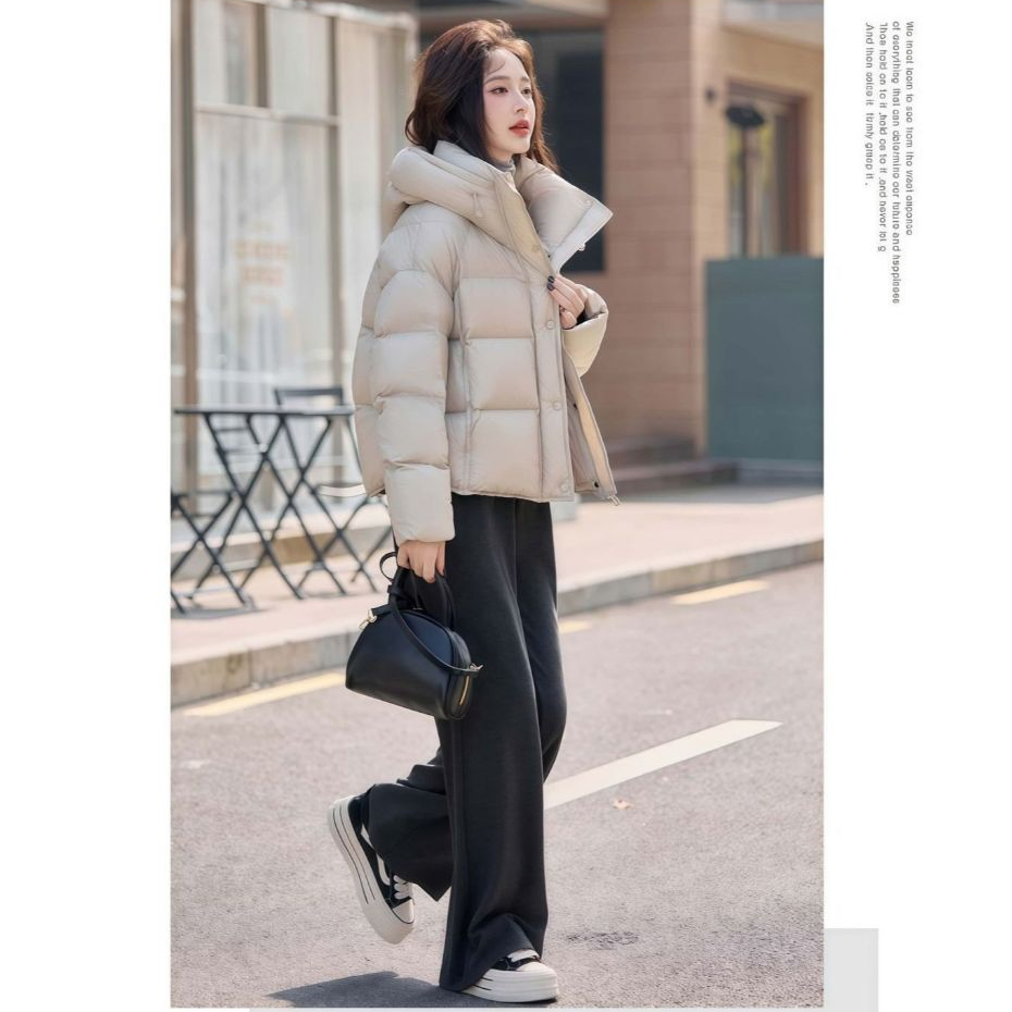 BELAS WINTER (BLM505) เสื้อแจ็คเก็ต เสื้อกันหนาว เสื้อโค้ทกันหนาวบุนวม มีฮู้ด