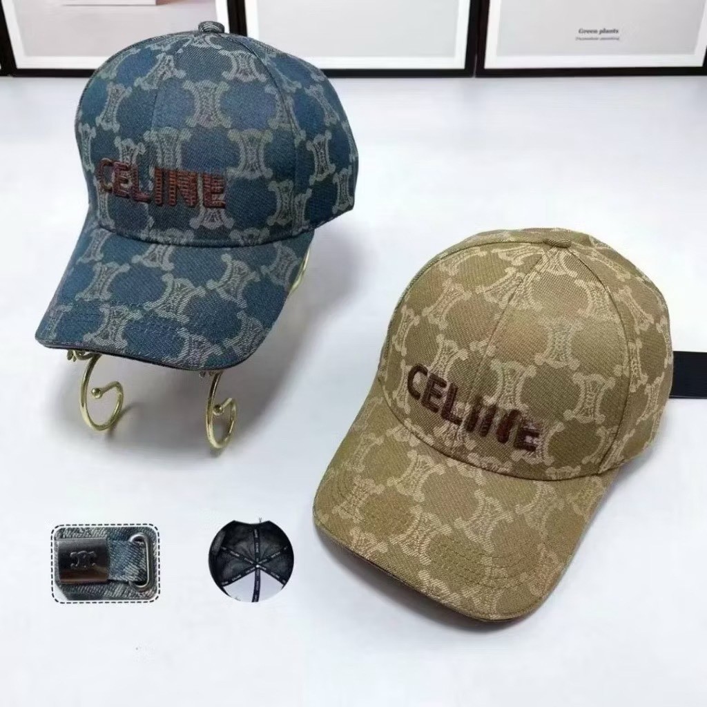 หมวกแก๊ป หมวกแฟชั่น  CE เนื้อผ้าดี งานคุณภาพดี 100% ใส่ง่าย สะดวกสบาย Cap Fashion