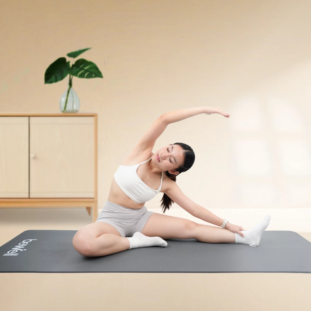 Bewell เซต เสื่อโยคะหนาพิเศษ 10 mm. และห่วงพิลาทิส thumbnail 9
