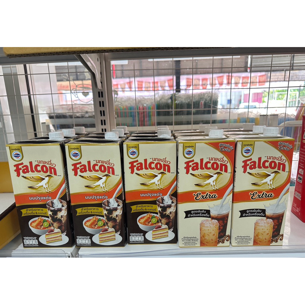 นกเหยี่ยว Falcon นมเอ็กซ์ตร้า นมปรุงแต่ง ขนสก 1000 กรัม