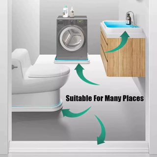 🚿แถบกั้นน้ำอ่างล้างหน้า – 360°กั้นน้ำทั่วถึง มีกาวในตัว สะอาดไม่สกปรก！