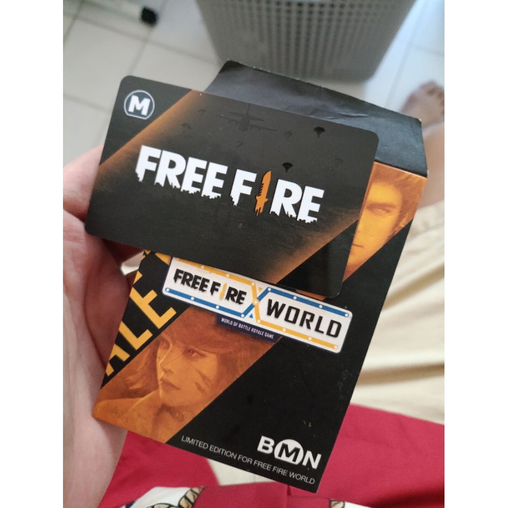บัตร mrt เกม  freefire