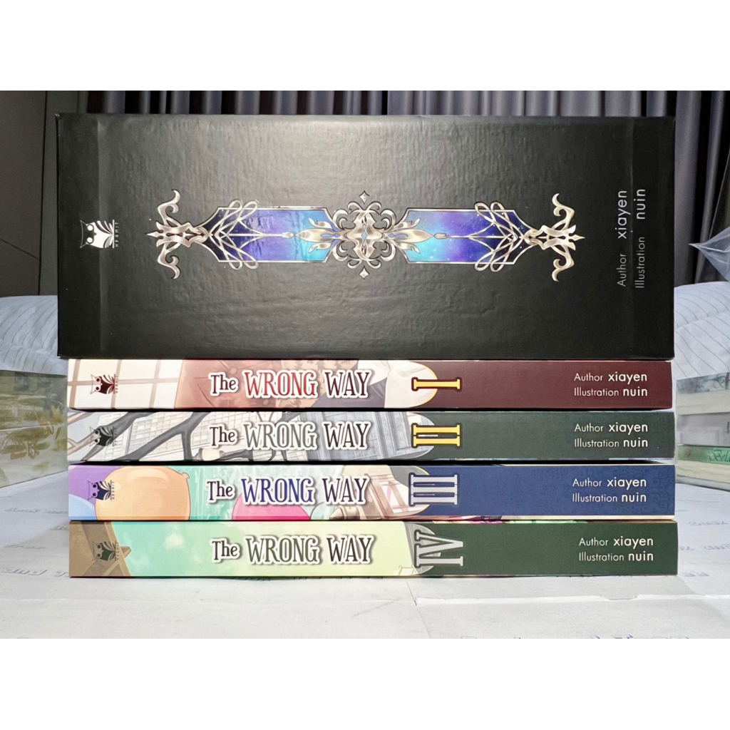 Boxset The Wrong Way เล่ม 1-4 (จบ) + comic มือสอง รอบจอง นิยายวาย