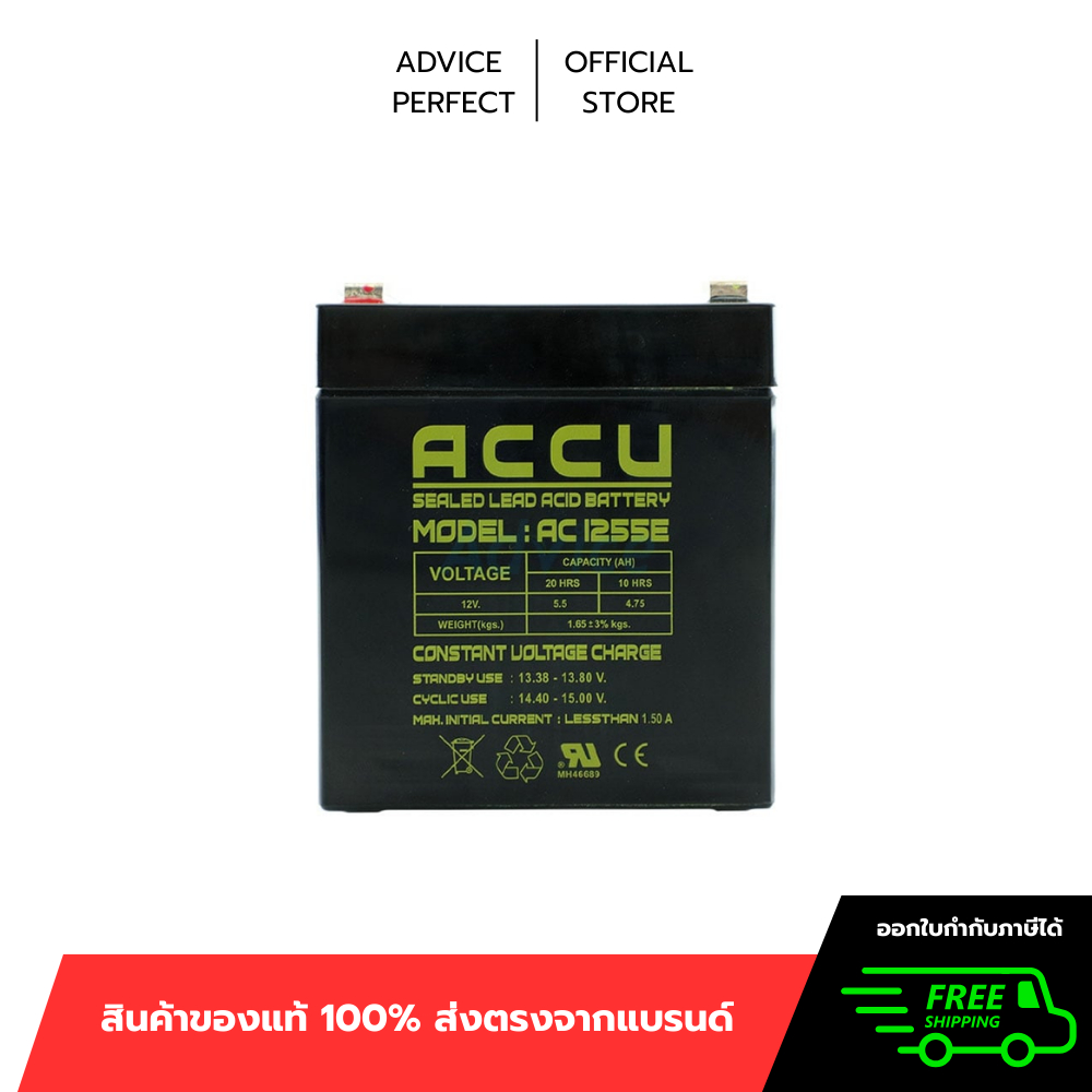 Battery 5.5Ah 12V ACCU