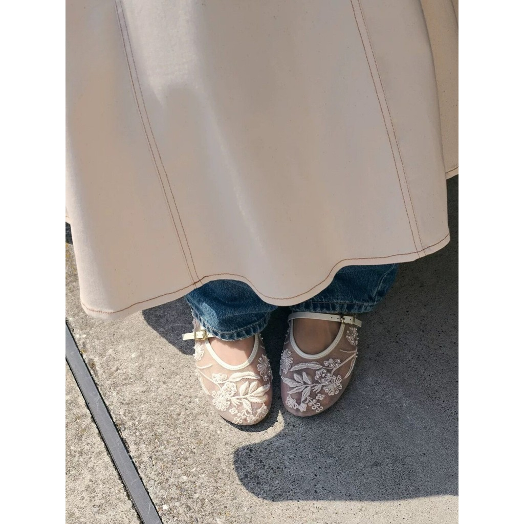 รองเท้าแตะสตรี แบนนุ่มสวมใส่สบาย ระบายอากาศดี น้ำหนักเบา ใส่เดินทั้งวันไม่เมื่อย ใหม่ล่าสุด - รูปที่ 2