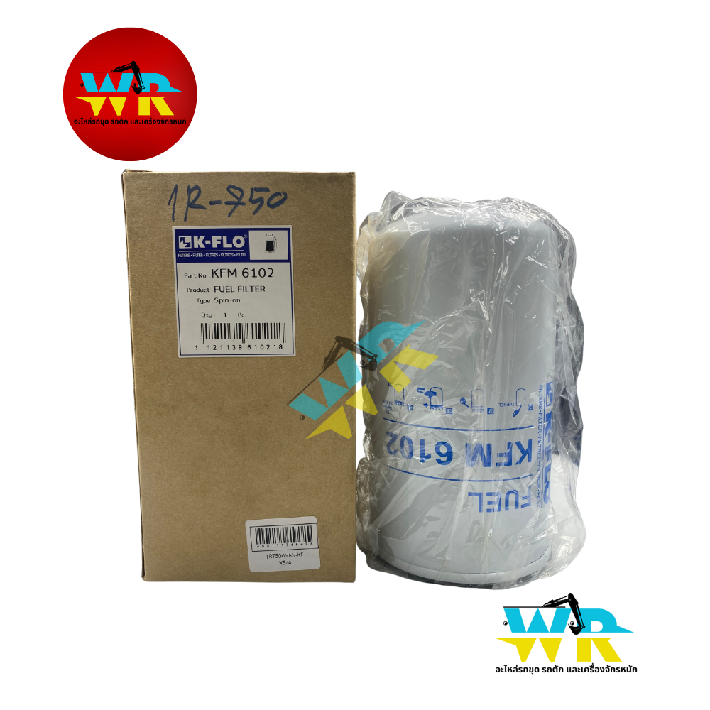 1R-0750 กรองโซล่า K-FLO. (KFM-6102,P55-1313,BF-7633)