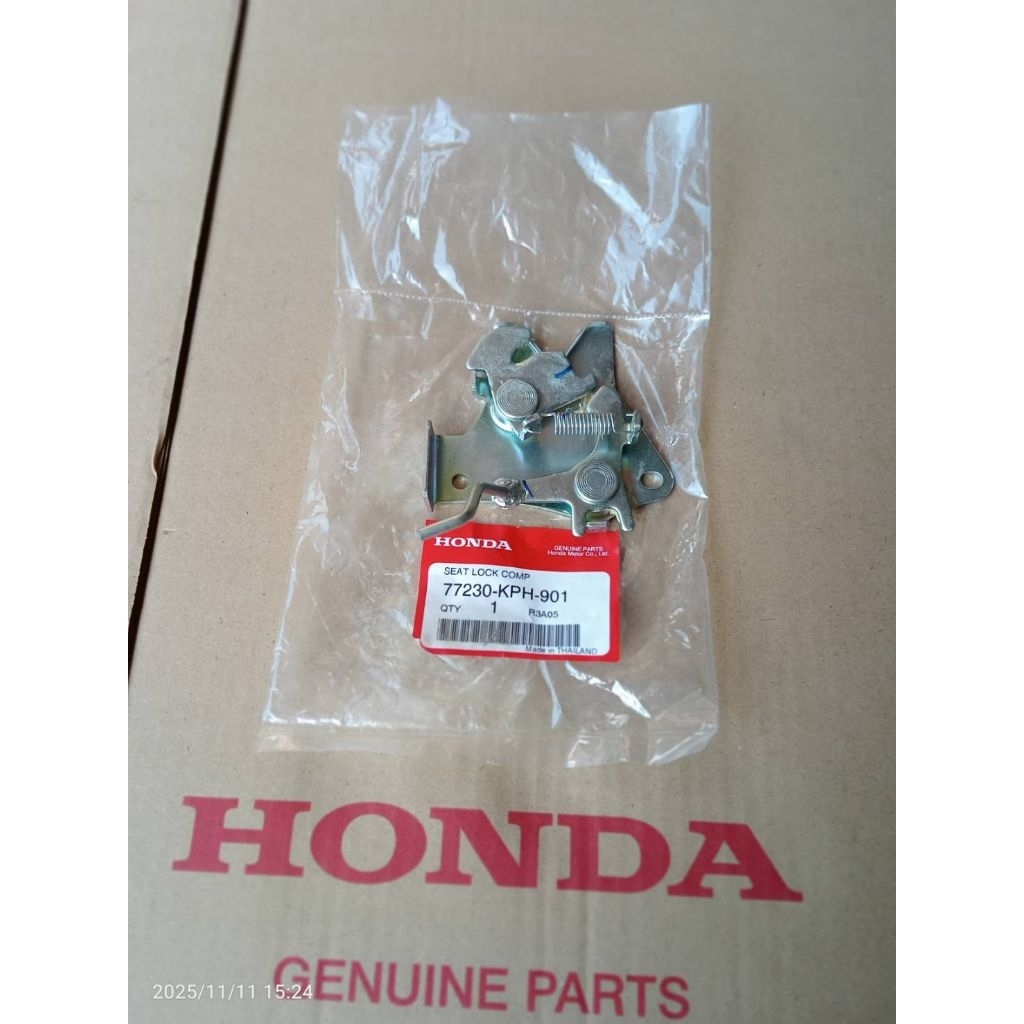 77230-kph-901ชุดล็อคเบาะ wave 125 S/r/i ทุกรุ่นแท้ศนย์ 100%