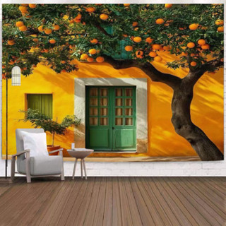 สินค้าพร้อมส่ง จาก กทม. ภาพพื้นหลังแขวนตกแต่งผนัง ลายต้นไม้ …