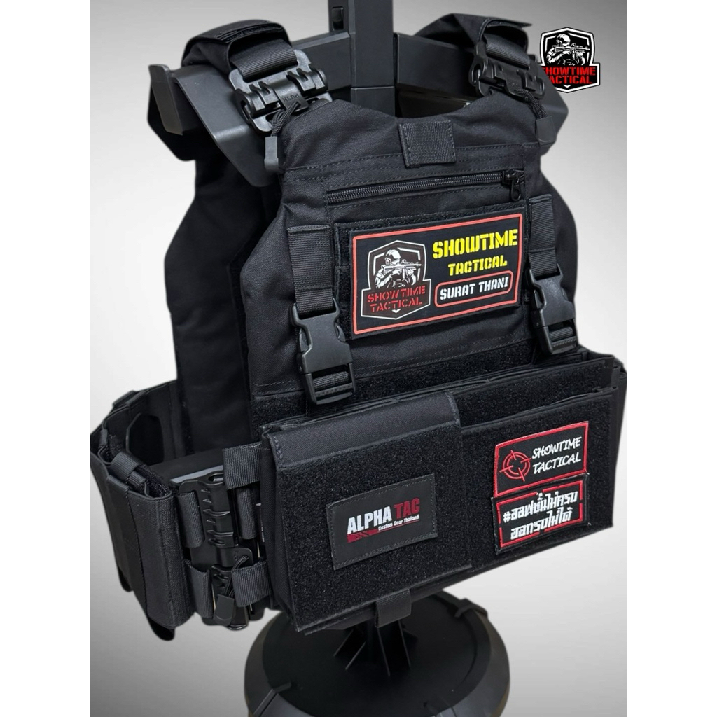 Alpha Tac | Tactical Vest , Plate Carrier | เสื้อเกราะปลดไว 4 จุด สำหรับเจ้าหน้าที่ตำรวจ ทหาร ฝ่ายปก