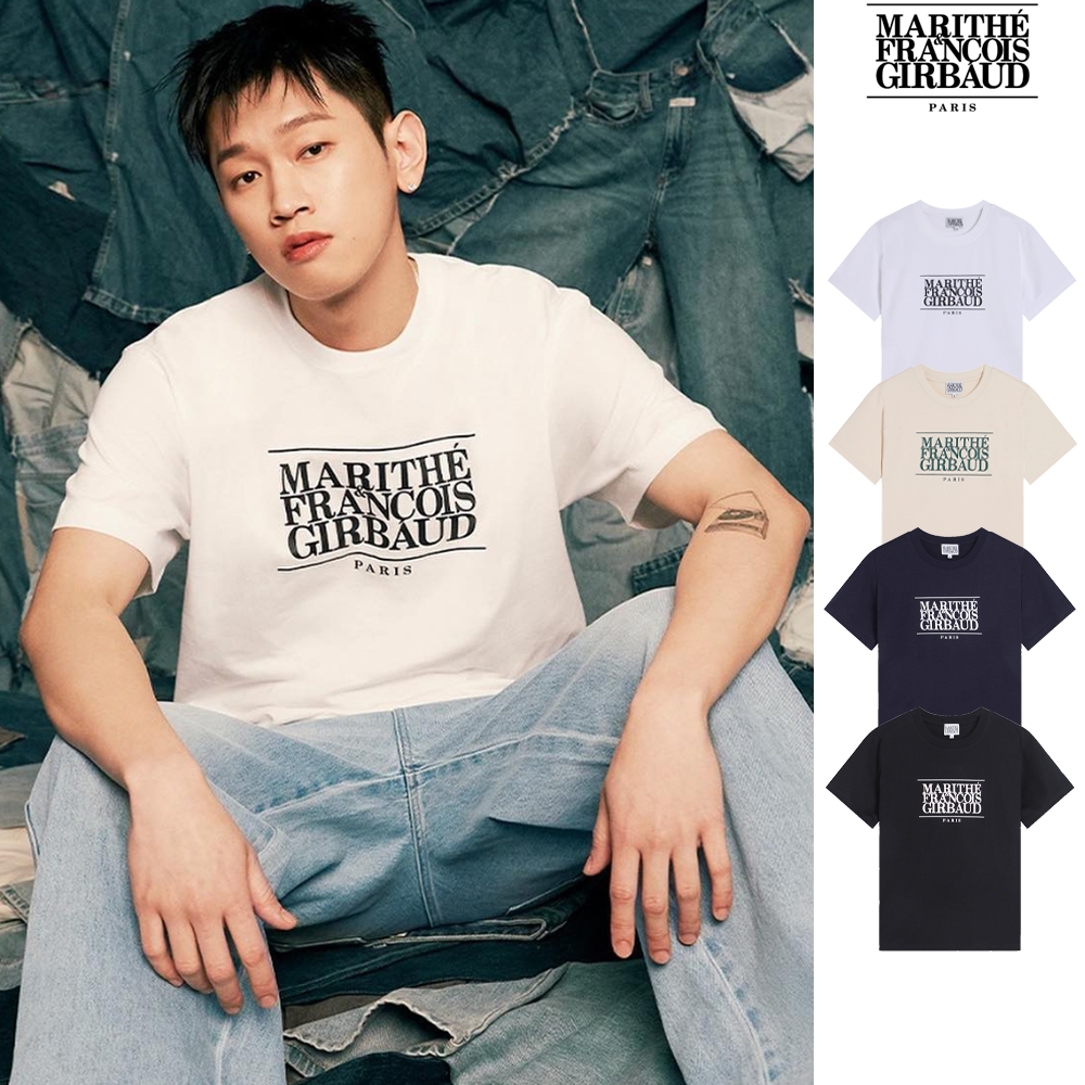 MARITHE FRANCOIS GIRBAUD တကယ့် (แท้) Classic Logo Tee T-Shirt (အင်္ကျီလက်တို)