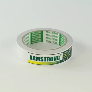 (ขายยกแถว) เยื่อกาวสองหน้าบาง เทปกาวบาง กาวสองหน้า Armstrong ยาว 20 หลา (12มิล, 18มิล, 24 มิล)