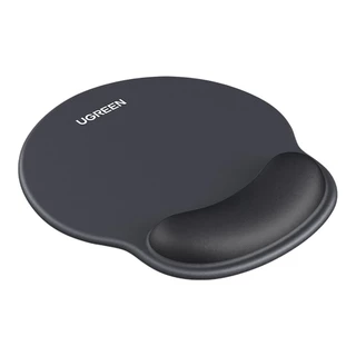 MOUSE PAD (เมาส์แพด) UGREEN LP668 - ERGONOMIC MOUSE PAD WITH WRIST REST 220 x 245 BLACK 25245