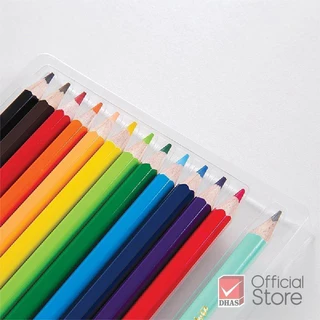 [ยกแพ็ค 12 กล่อง] Master Art สีไม้ ดินสอสีไม้ แท่งยาว 12 สี รุ่นซุปเปอร์ไบรท์ จำนวน 12 กล่อง