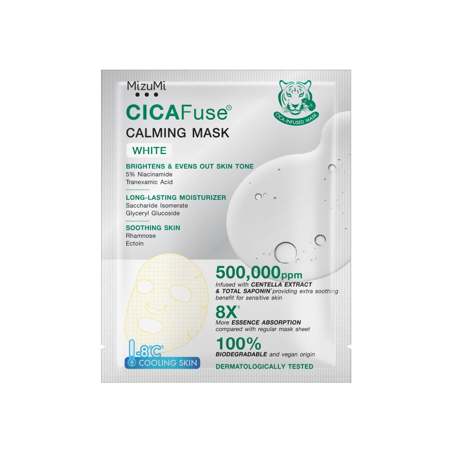 MIZUMI CICAFUSE CALMING MASK WHITE 30 ML