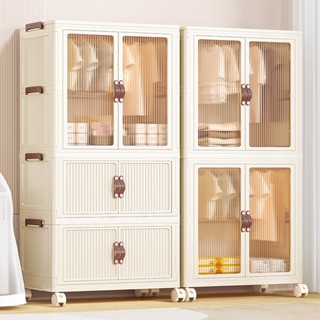 ตู้เสื้อผ้าเคลื่อนที่ที่สามารถพับได้ ตู้เสื้อผ้า ตู้เก็บของก…