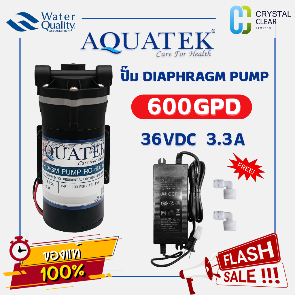 aquatek 600 GPD เมมเบรน RO กรองน้ำ