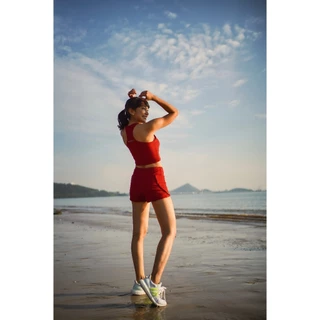 NooNara Active Shorts (เฉพาะกางเกง) กางเกงแอคทีฟ ขาสั้น กางเกงวิ่ง โยคะ ว่ายน้ำ ผ้า 2 ชั้น