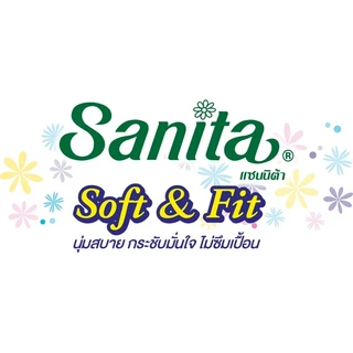 [แพ็ค X 6ห่อ] Sanita / แซนนิต้า ผ้าอนามัย ซอฟท์ & ฟิต ผิวสัมผัสนุ่ม สลิมมีปีก 24.5ซม.10ชิ้น/ห่อ