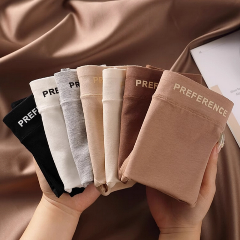 M-2XL🍥 กางเกงชั้นในผู้หญิง  เอวสูง เป้าผ้าฝ้ายแท้ เนื้อผ้านุ่ม ใส่สบาย ระบายอากาศได้ดี เอวกว้าง ทรงยืดหยุ่นสูง plus size - รูปที่ 6