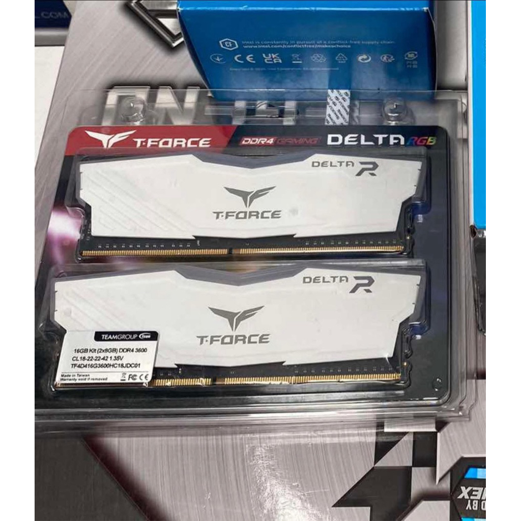แรม T-Force Delta RGB 32g 3600 ddr4 (8*4)