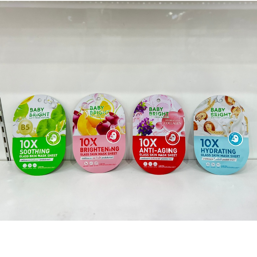 BABY BRIGHT 10X Glass Skin Mask Sheet 20 g