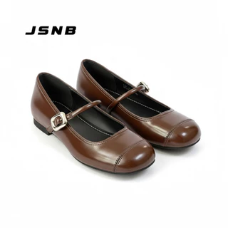 JSNB ส่งฟรี รองเท้าแมรี่เจน Mary Jane พร้อมส่ง รองเท้าผู้หญิง รองเท้าคัทชู ใส่สบาย สไตล์ลูกคุณ [LN886]