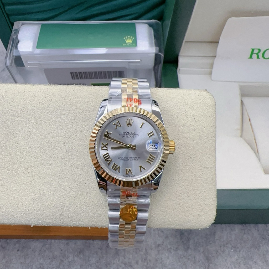 นาฬิกาข้อมือ Rl datejust 31 mm grey roman 2k cc