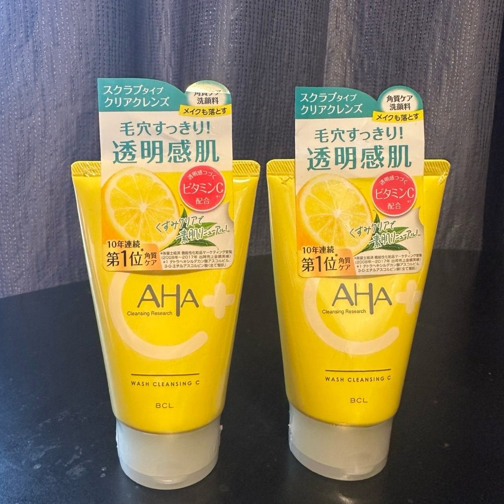 BCL AHA Cleansing Research Wash Cleansing C ฟื้นฟูผิวจากภายในรูขุมขน 3-in-1: เช็ดเครื่องสำอาง + ล้างหน้า + ผลัดเซลล์ผิว