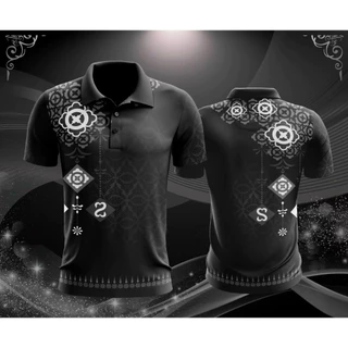 เสื้อโปโล คอปก ผ้าไมโครสีดำ เสื้อไวอาลัย ไซด์ M L XL XXL คะ