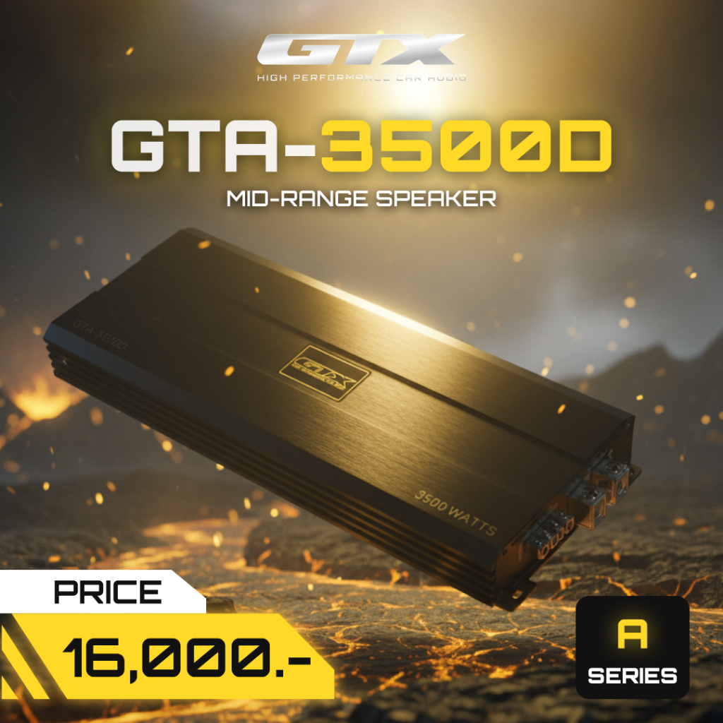 (Class-D Power Amplifier) GTX GTA-3500D 3500 Watts