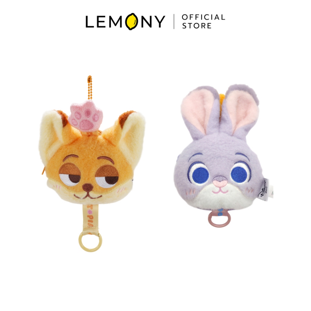 LEMONY กระเป๋าใส่เหรียญซูโทเปีย ขนาด 9 ซม. Disney Zootopia Collection