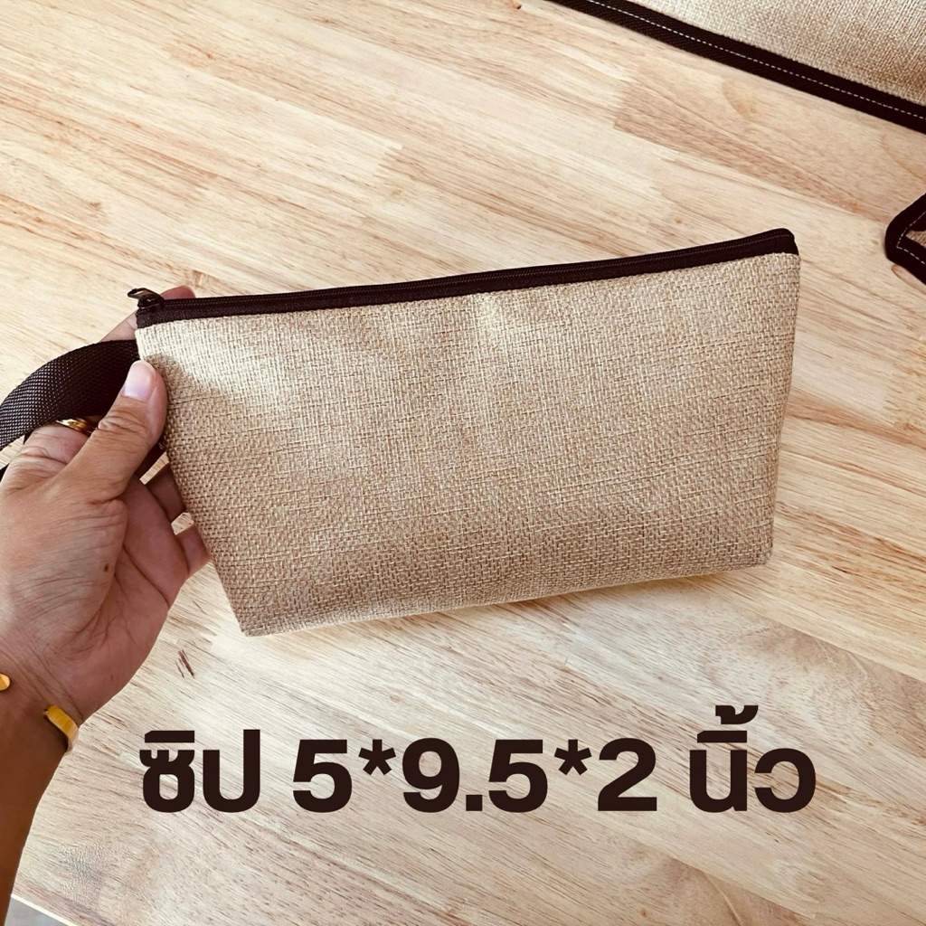 กระเป๋าผ้ากระสอบ ทรงสวย แข็งแรง | มี 4 ขนาด | รับสกรีนโลโก้ - รูปที่ 3