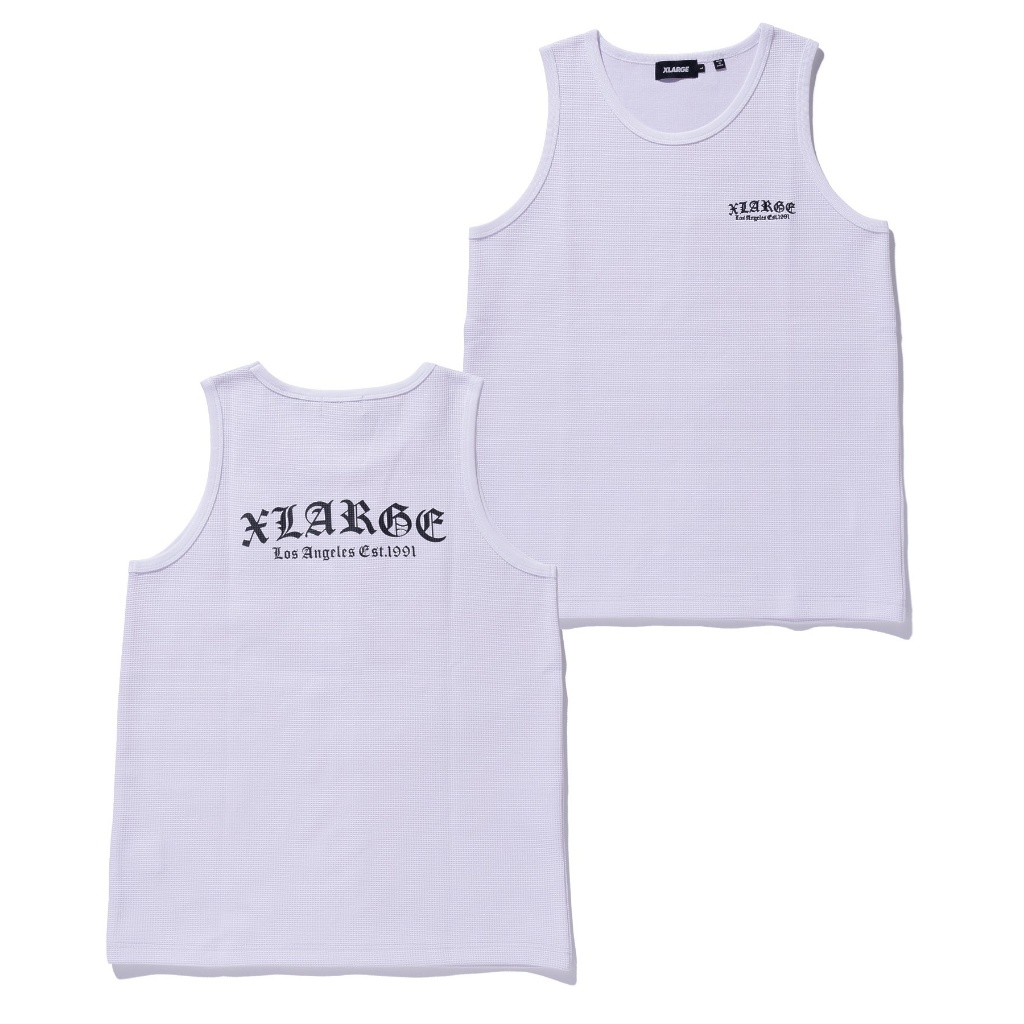 เสื้อกล้าม XLARGE รุ่น Old English Waffle Tank Top
