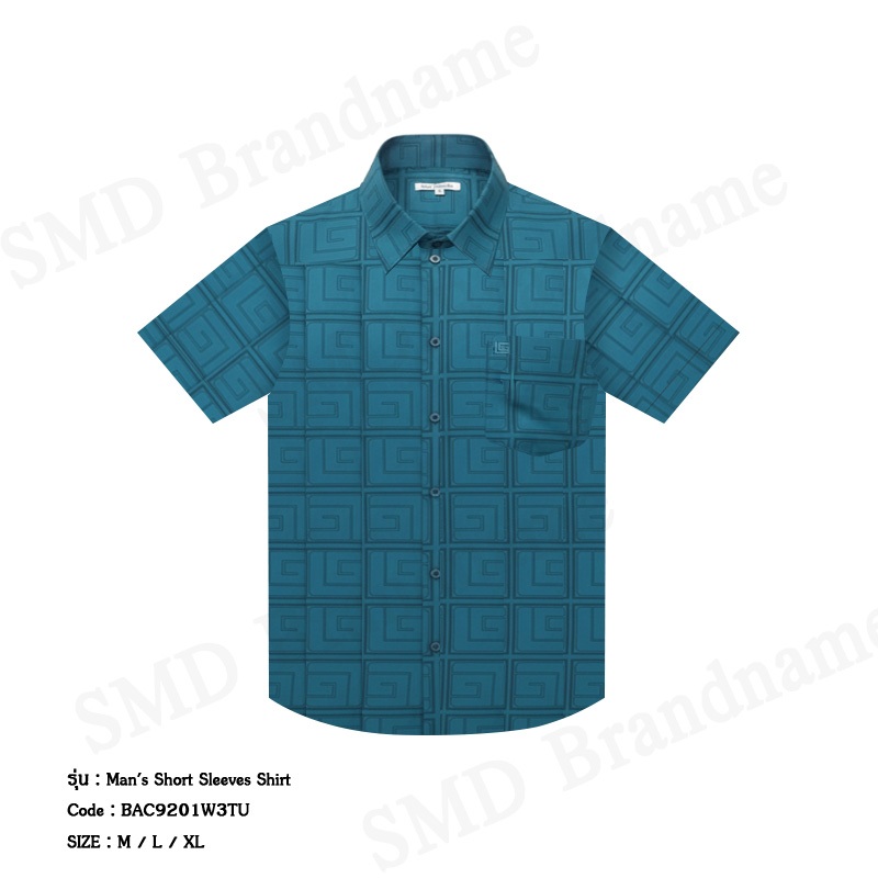 Guy Laroche เสื้อเชิ้ตแขนสั้นผู้ชาย รุ่น Man's Short Sleeves Shirt Code: BAC9201W3TU