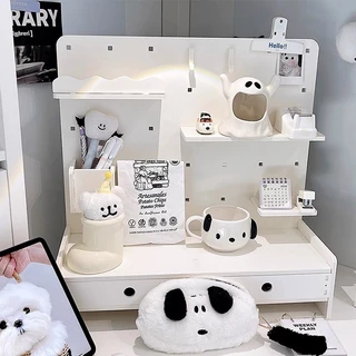 ชั้นวางของอเนกประสงค์ DIY วัสดุแข็งแรง ประกอบง่าย ฉากกั้น+ลิ้นชัก ชั้นจัดระเบียบ วางเครื่องเขียน