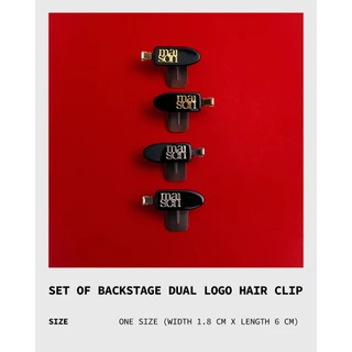 maison KEEPS | Set of Backstage Dual Logo Hair Clip | กิ๊บติดผม