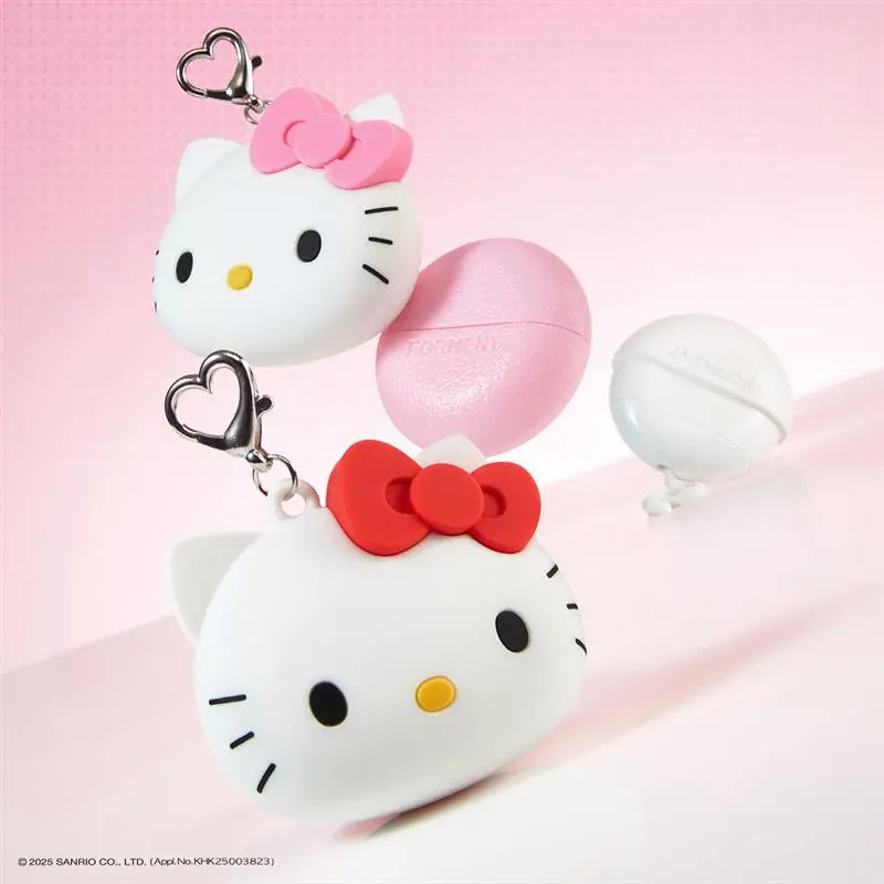 ( พร้อมส่ง ) Forment Solid Perfume 'Pebble' Hello Kitty Edition น้ำหอมแบบเนื้อครีม มาพร้อมเคสพวงกุญแ