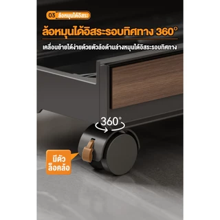 แท่นวาง CPU มีล้อเลื่อน ลายไม้ลายหิน ปรับขนาดได้ กันสนิม รับน้ำหนักดี ระบายอากาศได้ดี