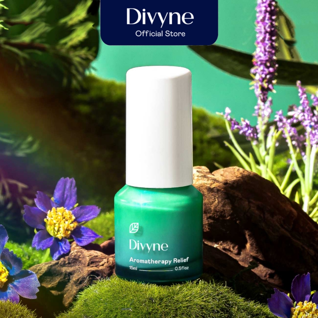 DIVYNE Aroma Calming Cream 15g | ครีมอโรม่าเพื่อความผ่อนคลาย ลดความตึงเครียด