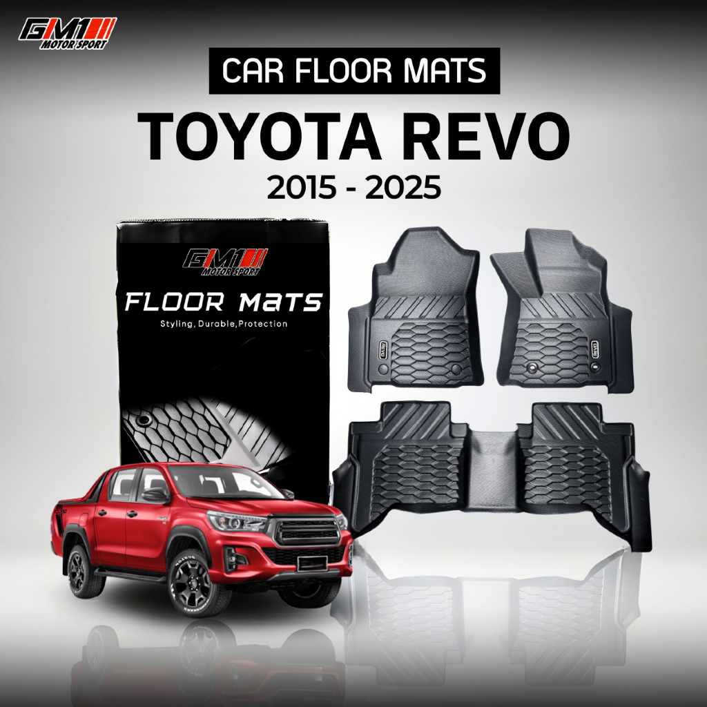 พร้อมส่ง* พรมปูพื้นภายในรถ Toyota Revo 4ประตู/ตอนเดียว/Cab ปี2015-2025 revo2025 revo2024 revo2023 re