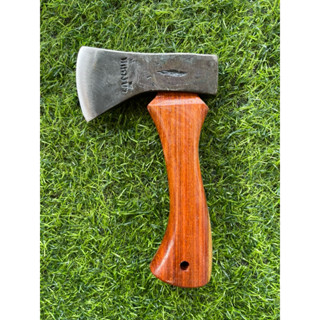 ขวานหนองบัวจิ๋วด้ามสั้น ด้ามทำจากไม้ประดู่ ขนาด18เซนติเมมตร