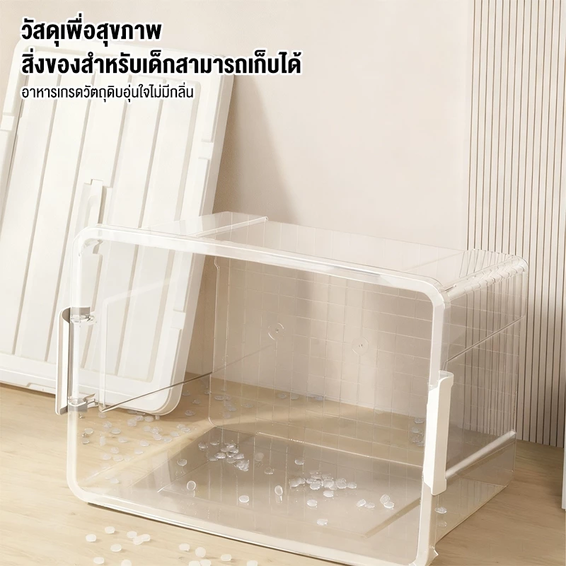 กล่องเก็บของ 25L/60L/100L/145L/250L PP ฝาสไลด์ thumbnail 8