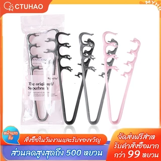 CTUHAO จัดแต่งทรงผมปุยรากหวี, หวีผมน้ําหนักเบาแบบพกพา, ทําความสะอาดง่ายเครื่องมือดูแลเส้นผม หวีกรีดผม