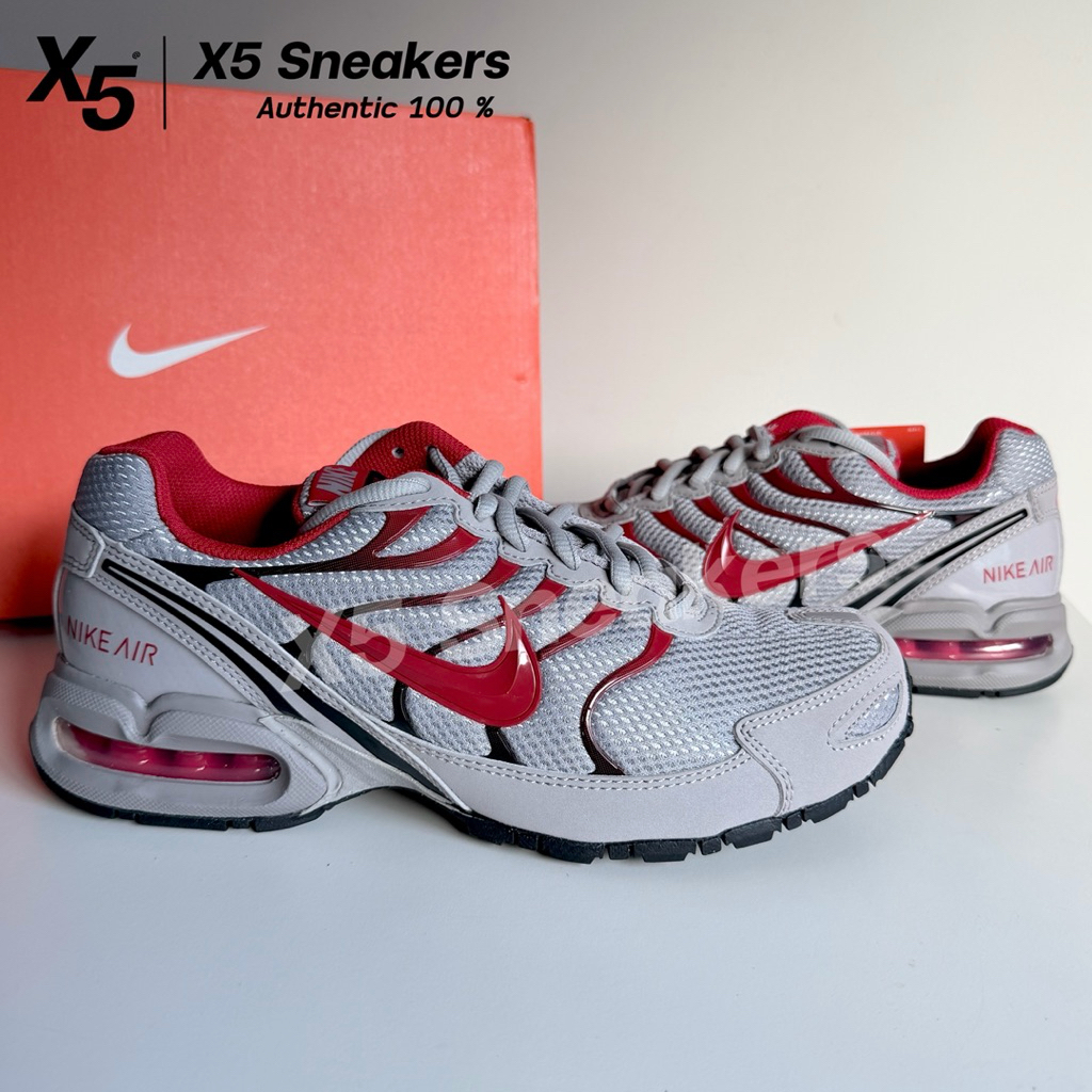 Nike ของแท้ 100% Air Max Torch 4 สีเทาแดง