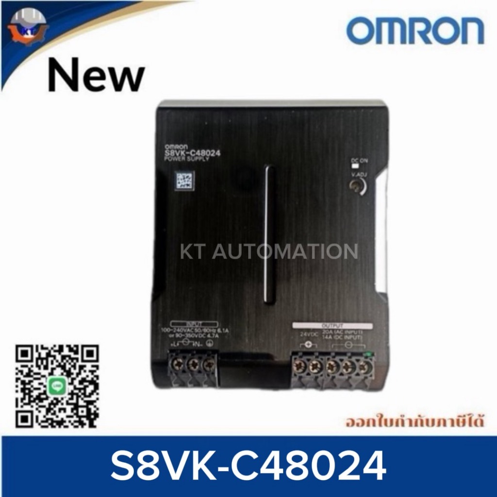 Power Supply OMRON S8VK-C48024 ,24VDC 20A