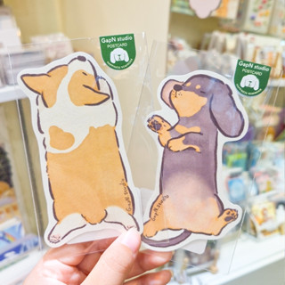 ✨มีลายใหม่✨Die-cut Postcard โปสการ์ด/ที่คั่นหนังสือ น้องหมีล…