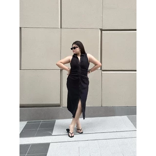 Felt.bkk Lisbon Dress Plus Size เดรสดีเทลจับจีบ พลัสไซส์ พร้อมส่ง