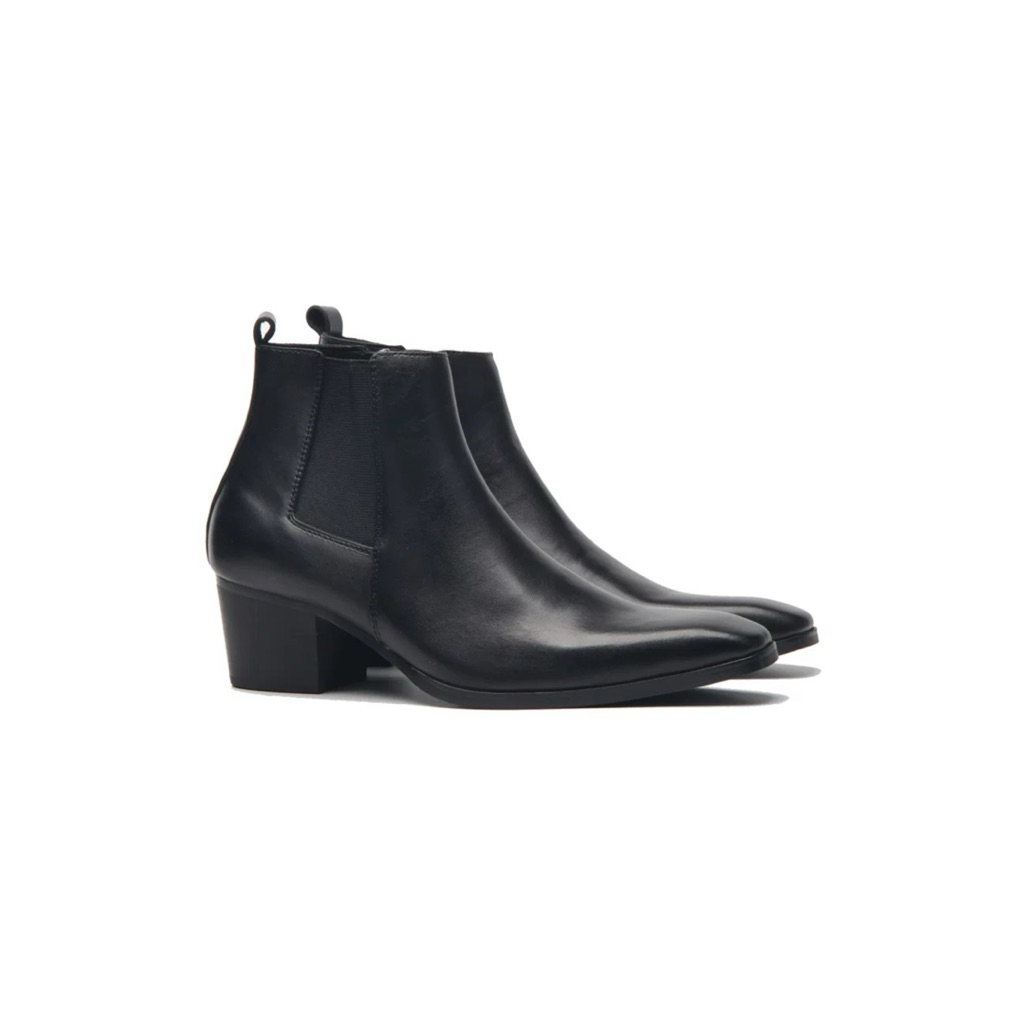 Chelsea Boots black long heels